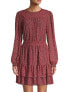 Фото #3 товара Платье Michael Kors Spring Ruffled Mini в мультицвете Sangria в размере XL.