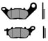 BRENTA MOTO 3152 Rear Organic Brake Pads