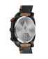 Фото #2 товара Наручные часы Strumento Marino Men's Chronograph Hurricane Black Silicone Strap Watch 46mm.