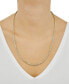 ფოტო #2 პროდუქტის Glitter Rope Link 22" Chain Necklace in 10k Gold, Created for Macy's