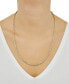 Фото #2 товара Macy's glitter Rope Link 22" Chain Necklace in 10k Gold, Created for Macy's