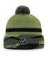 Фото #3 товара Men's Camo St. Louis Blues Military-Inspired Appreciation Cuffed Knit Hat with Pom