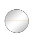 Фото #5 товара 48" Wall Mounted Black Circular Mirror, For Bathroom, Living Room, Bedroom Wall Decor