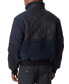 Men's Mixed-Media Full-Zip Bomber Jacket