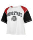 ფოტო #2 პროდუქტის Women's White Ohio State Buckeyes Serenity Gia Cropped T-shirt