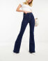 Фото #7 товара ASOS DESIGN power stretch flare in dark blue