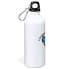 Фото #1 товара Бутылка для воды алюминиевая с карабином KRUSKIS Lacrosse Player 800 мл