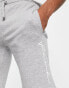 Фото #3 товара FCUK side scribble jersey shorts in light grey