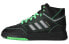 adidas originals Drop Step 休闲 防滑耐磨 高帮 板鞋 男款 黑绿色 / Кроссовки Adidas originals FV4876