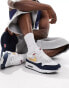 Nike Air Max 1 SC trainers in white, navy and gold