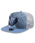 Фото #1 товара Men's Light Blue Memphis Grizzlies Court Sport Speckle 9Fifty Snapback Hat