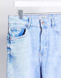 Фото #4 товара New Look waist enhance mom jeans in bleach light wash