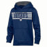 NCAA UConn Huskies Boys' Poly Hooded Sweatshirt - L