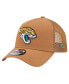 Men's Brown Jacksonville Jaguars Color Pack A-Frame Trucker 9FORTY Adjustable Hat