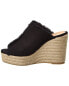 Castañer Fatima Canvas Wedge Sandal Women's Black 40