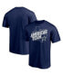 Фото #1 товара Men's Navy Dallas Cowboys Hometown Collection State Shape T-shirt