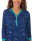 ფოტო #5 პროდუქტის Women's 2-Pc. Printed 3/4-Sleeve Pajamas Set