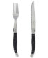 Фото #3 товара Laguiole 8-Pc. Faux Onyx Steak Knife & Fork Set