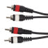 Фото #1 товара MUSIC STORE Cinch Cable Standard 1 m