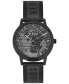 Фото #1 товара Наручные часы Kenneth Cole Reaction Ana-digi Black Silicon Strap Watch, 46mm.