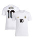 ფოტო #1 პროდუქტის Men's Lionel Messi White Argentina National Team Name Number T-Shirt