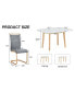 Foldable desk & chair set with modern design