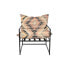 Фото #5 товара Кресло мягкое DKD Home Decor 70 x 75 x 85 см Черный Металлический Многоцветный
