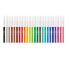 Фото #1 товара Набор фломастеров Liderpapel RT07 Разноцветный 2 мм (24 шт)