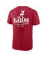 Фото #4 товара Men's Crimson Alabama Crimson Tide Game Day 2-Hit T-shirt
