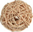 Фото #1 товара Игрушка для грызунов TRIXIE Мяч из ивы с колокольчиком 4см