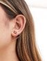 Фото #4 товара Kingsley Ryan Sterling Silver horseshoe stud earrings in gold