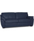 Фото #5 товара Lothan 79" Leather Apartment Sofa with 2 Cushions, Created for Macy's