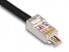 Delock 66905 - RJ-45 - Metallic - Transparent - Male - Straight - Polycarbonate (PC) - Cat6