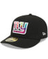 ფოტო #1 პროდუქტის Men's Black New York Giants 2023 NFL Crucial Catch Low Profile 59FIFTY Fitted Hat