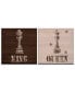 Фото #1 товара 'King & Queen' 2-Pc. Canvas Wall Decor Set