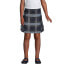 Фото #11 товара Big Girls School Uniform Slim Side Pleat Plaid Skort Above the Knee