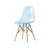 Фото #1 товара Обеденный стул DKD Home Decor Натуральный Синий PVC Ббереза (50 x 46 x 83,5 cm)