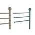 Free-Standing Towel Rack Home ESPRIT Beige Turquoise Metal 43 x 22 x 90 cm 2 Units