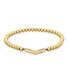Women's Gold-Tone Bead Bracelet