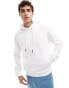 Фото #2 товара Bershka basic hoodie in white