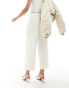 Фото #5 товара ASOS DESIGN Petite tailored culotte trouser in cream