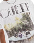 Фото #2 товара Reclaimed Vintage unisex Queen licensed t-shirt in white