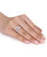 Кольцо Macy's Diamond Swirl Bridal Set