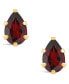 Фото #14 товара Серьги Macy's Gemstone Stud Yellow Gold