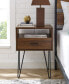 Фото #9 товара Modern Single Drawer Hairpin Leg Side Table