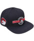 Фото #2 товара Men's Black Winston Salem Rams Arch Over Logo Evergreen Snapback Hat