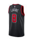 Фото #2 товара Men's and Women's Zach LaVine Black Chicago Bulls Swingman Jersey - Statement Edition