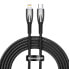 Фото #1 товара Kabel przewód do szybkiego ładowania iPhone USB-C - Lightning 480Mb/s PD 20W 2m czarny