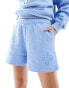 Фото #5 товара The Couture Club co-ord embossed shorts in light blue