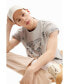 ფოტო #3 პროდუქტის Men's Embroidered illustration T-shirt